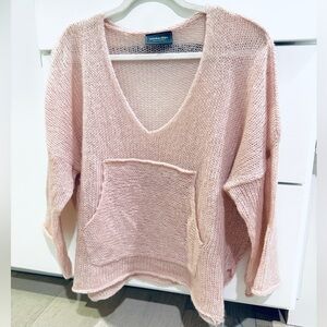 Wooden Ships wool and mohair blend boxy oversized loose knit sweater XS